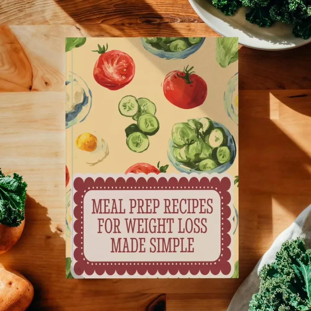 Meal Prep Recipes for Weight Loss Made Simple | Digital Guide for Healthy Eating, Easy Meal Planning, Portion Control & AI Tools
