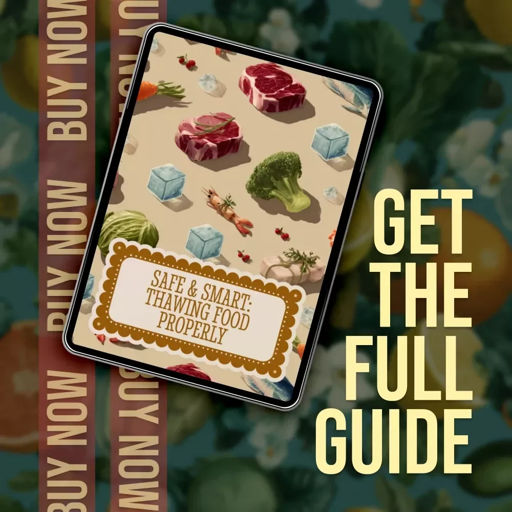 Safe & Smart: Thawing Food Properly | Digital Guide on How to Thaw Food the Right Way