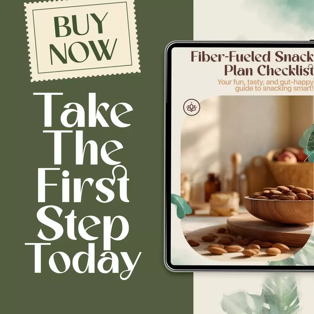 Fiber-Fueled Snack Plan Checklist | Printable Fiber-Rich Snack Plan Guide for Healthy Eating, High-Fiber Snacks, Gut Health & Energy Boost
