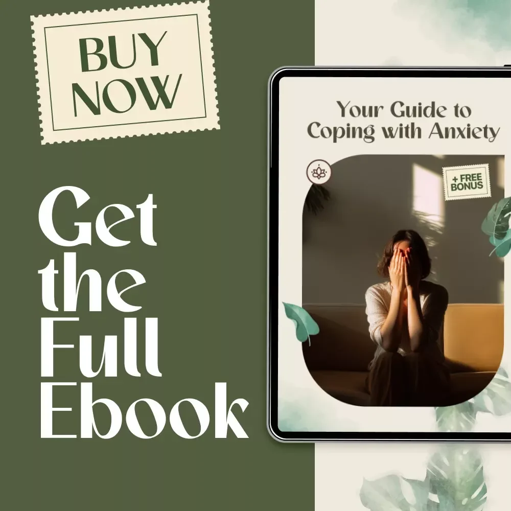 Your Guide to Coping with Anxiety | Digital eBook for Stress Relief, Calm Routines & Coping Plan for Anxiety