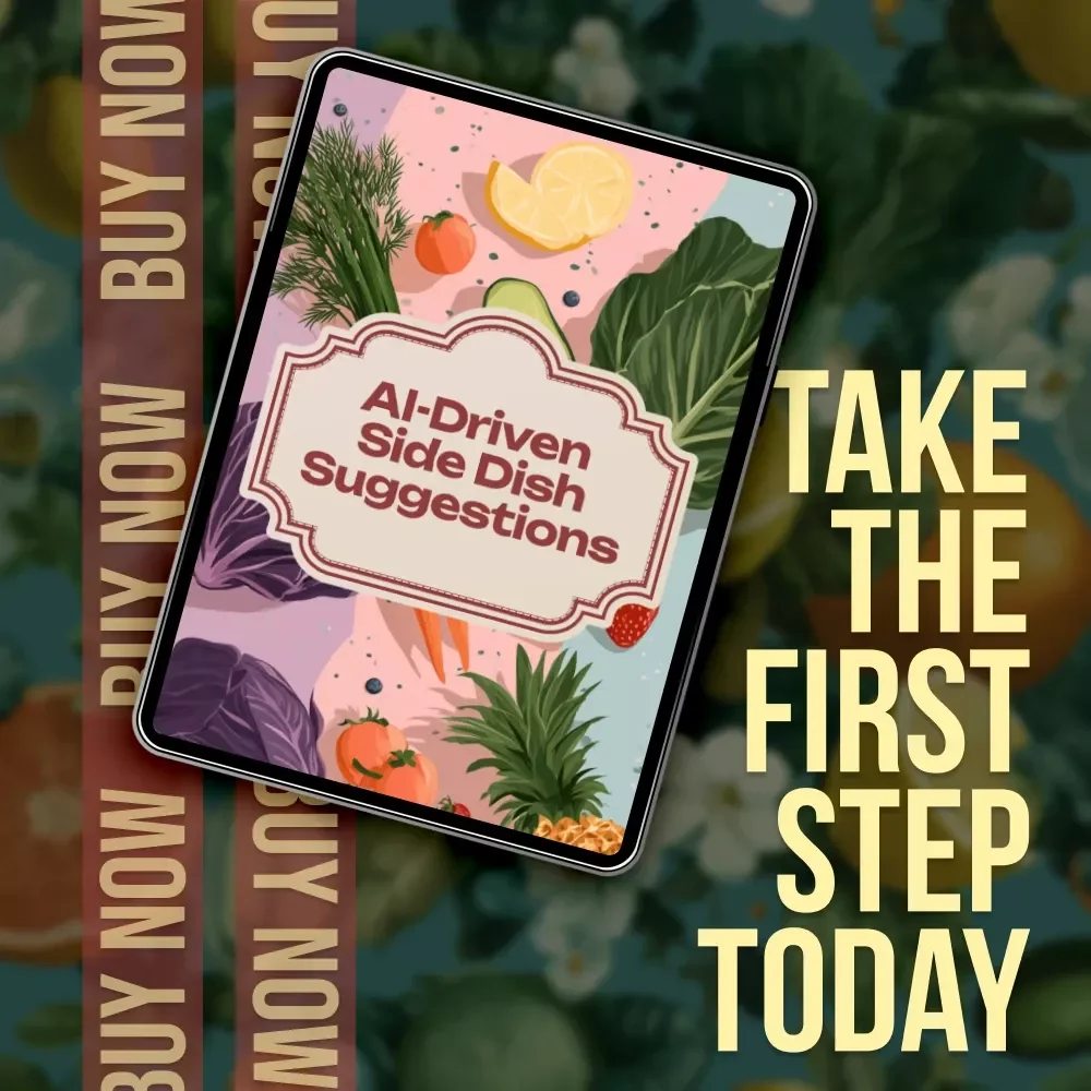 AI-Driven Side Dish Suggestions | Digital Checklist for Effortless Meal Planning | Use ai to suggest side dishes automatically for Any Main Dish