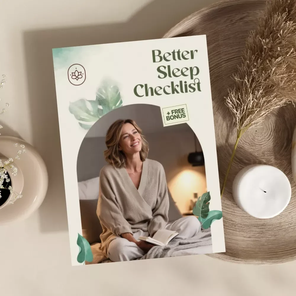 Better Sleep Checklist | Digital Download for Restful Nights | Things to Help You Sleep Naturally