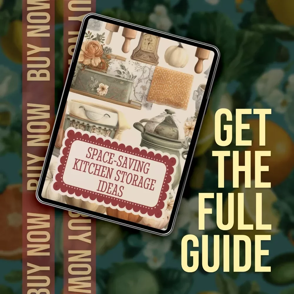 Space-Saving Kitchen Storage Ideas | Digital Guide for Small Kitchens, Shelving Solutions, DIY Storage Hacks & AI Organization Tips