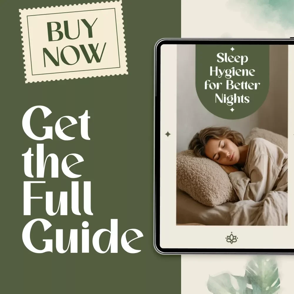Sleep Hygiene for Better Nights | Digital Guide to Good Sleep Hygiene, Evening Rituals, AI Relaxation & Better Rest