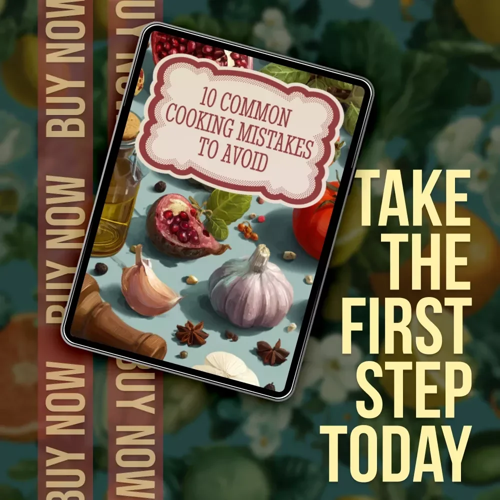 10 Common Cooking Mistakes to Avoid Checklist | Printable Digital Download for Beginners & Home Cooks | Kitchen Tips & Cooking Guide