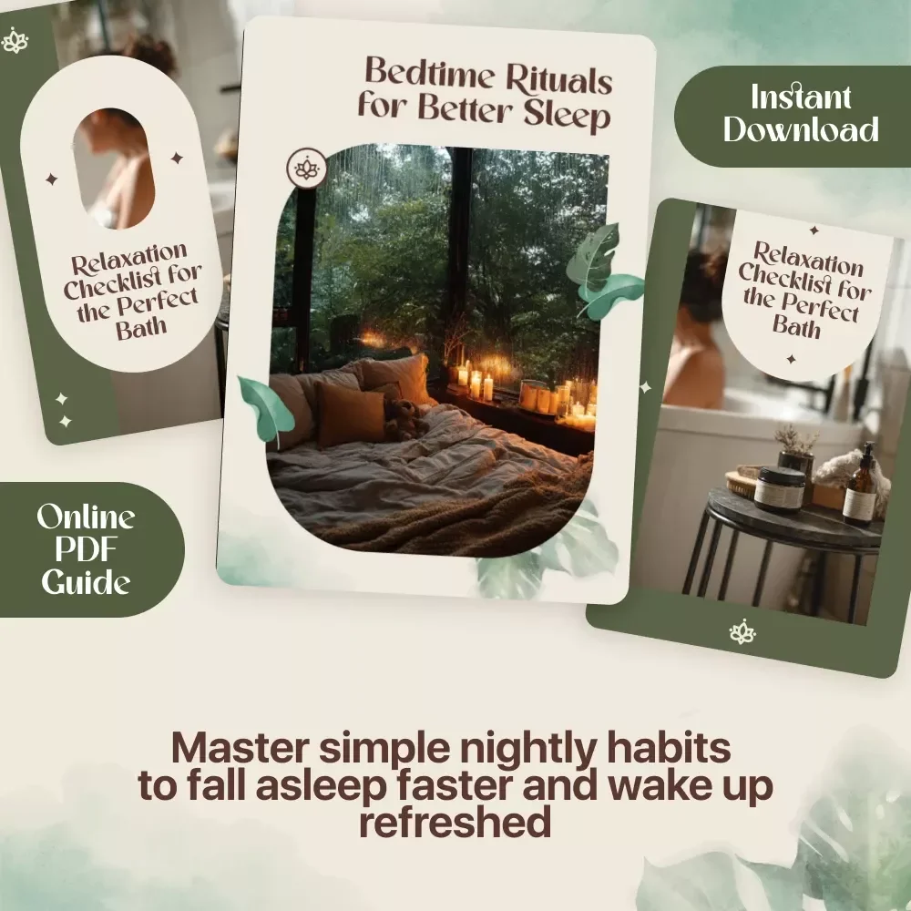 Bedtime Rituals for Better Sleep | Digital Guide to Relaxing Nightly Habits, Personalized Sleep Routines & AI-Powered Tips
