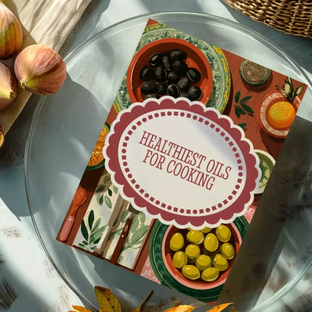 Healthiest Oils for Cooking Checklist | Digital Download Guide for Healthy Cooking, Frying, and Baking