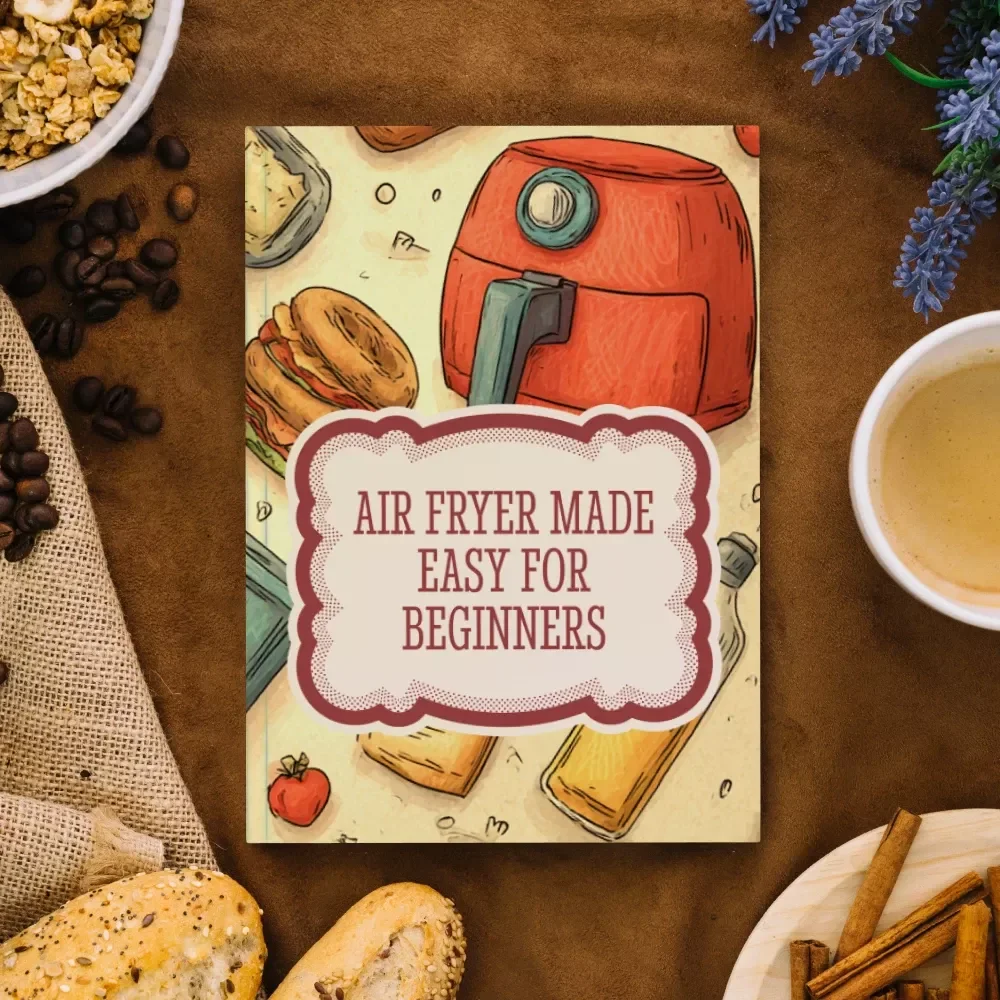 Air Fryer Made Easy for Beginners | Digital Download Guide, eBook & Checklist for Healthy Cooking, Quick Recipes & AI-Powered Kitchen Tips