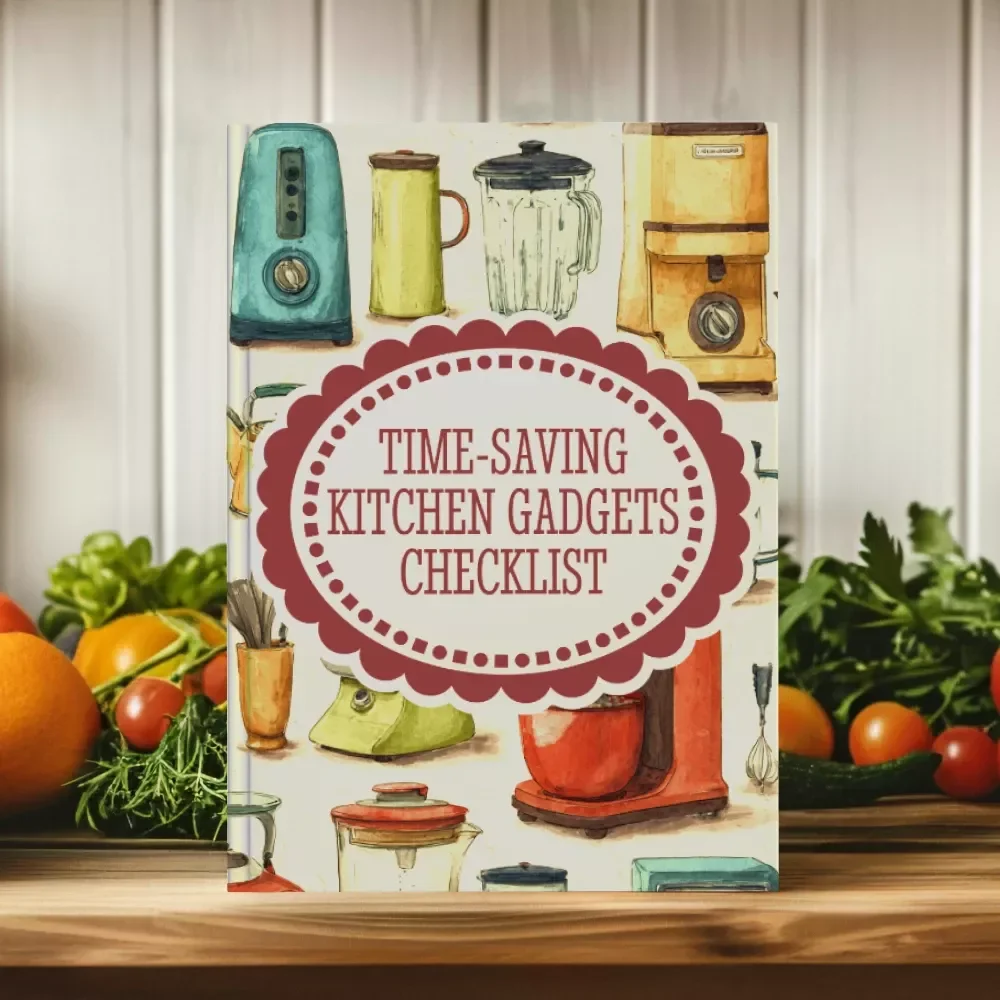 Time-Saving Kitchen Gadgets Checklist | Digital Download Guide for Busy Home Cooks | Kitchen Gadgets That Save Time Cooking