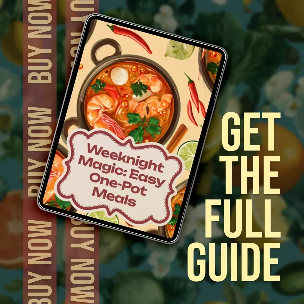 Weeknight Magic: Easy One-Pot Meals | Digital Guide for Busy Weeknights | Quick, Healthy & Family-Friendly Recipes