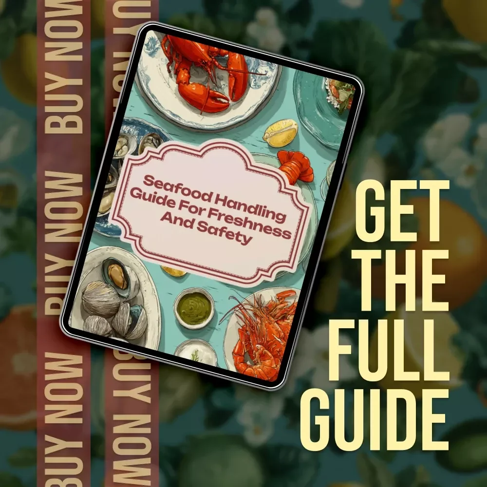 Seafood Handling Guide for Freshness and Safety | Digital Download eBook | Safe Seafood Storage, Preparation & AI Tips