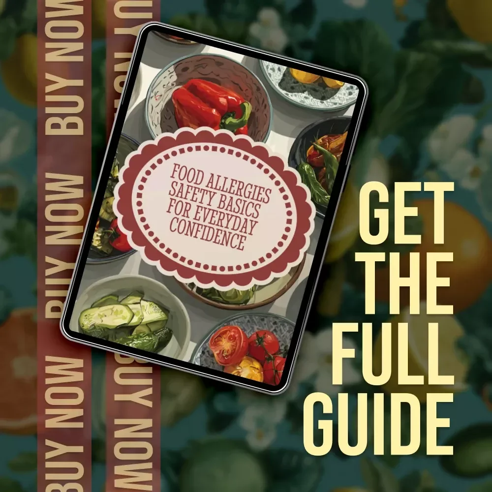 Food Allergies Safety Basics for Everyday Confidence | Digital Guide for Allergy Awareness, Safe Practices, and Everyday Food Safety with AI Tools