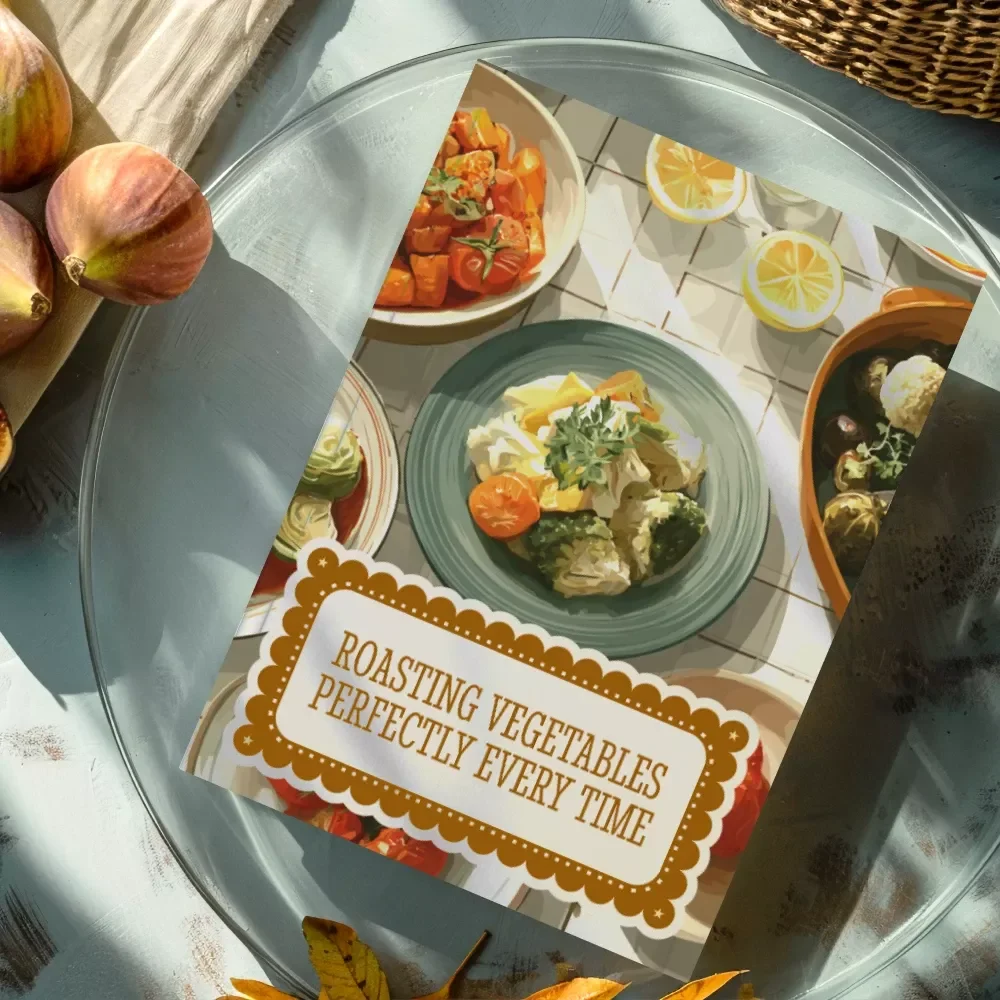 Roasting Vegetables Perfectly Every Time | Digital Guide for Home Cooks, Meal Planning & Flavor Pairing | Learn the Science, Myths, and AI-Supported Cooking Tips