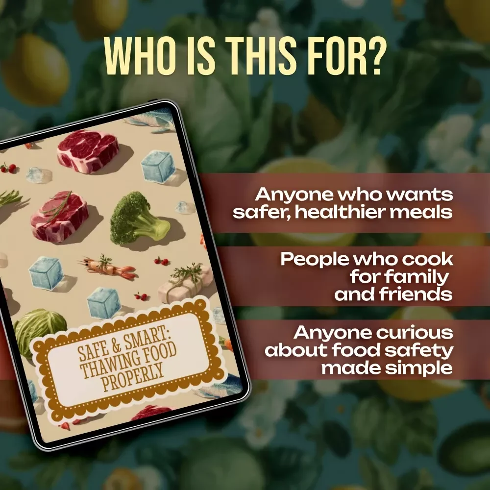 Safe & Smart: Thawing Food Properly | Digital Guide on How to Thaw Food the Right Way