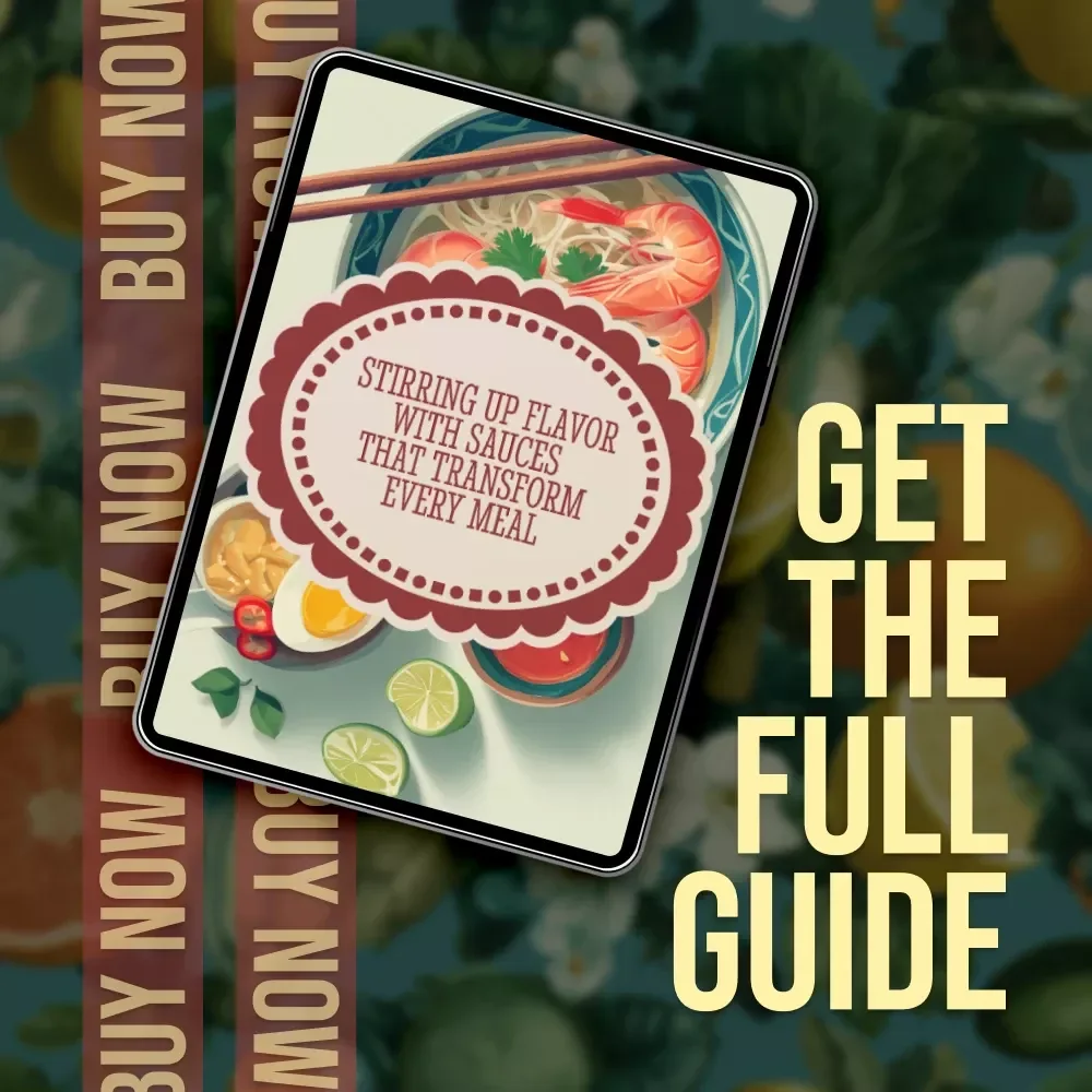 Stirring Up Flavor with Sauces That Transform Every Meal | Homemade Sauces Guide, Digital Download Recipe eBook & Kitchen Checklist