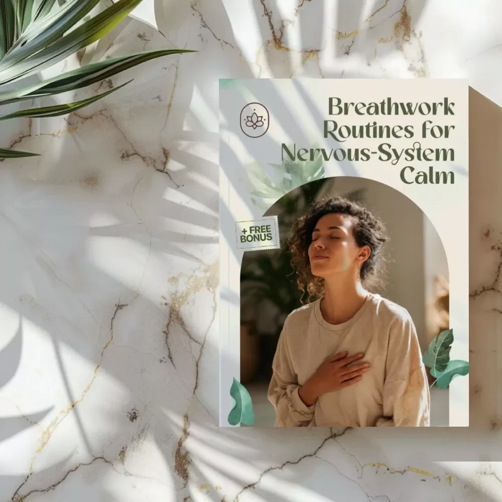 Breathwork Routines for Nervous-System Calm | Printable Breathing Techniques Checklist for Stress Relief, Anxiety Reset & Daily Mindfulness Practice