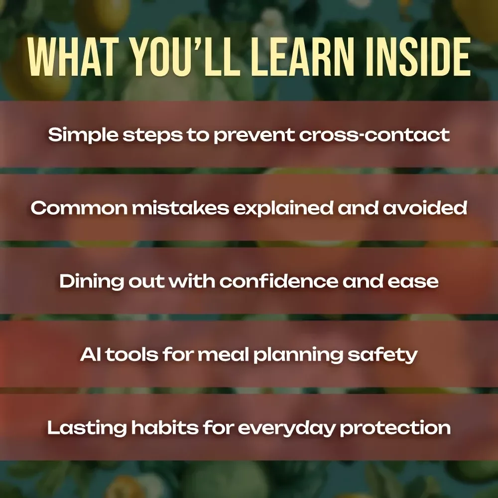 Food Allergies Safety Basics for Everyday Confidence | Digital Guide for Allergy Awareness, Safe Practices, and Everyday Food Safety with AI Tools
