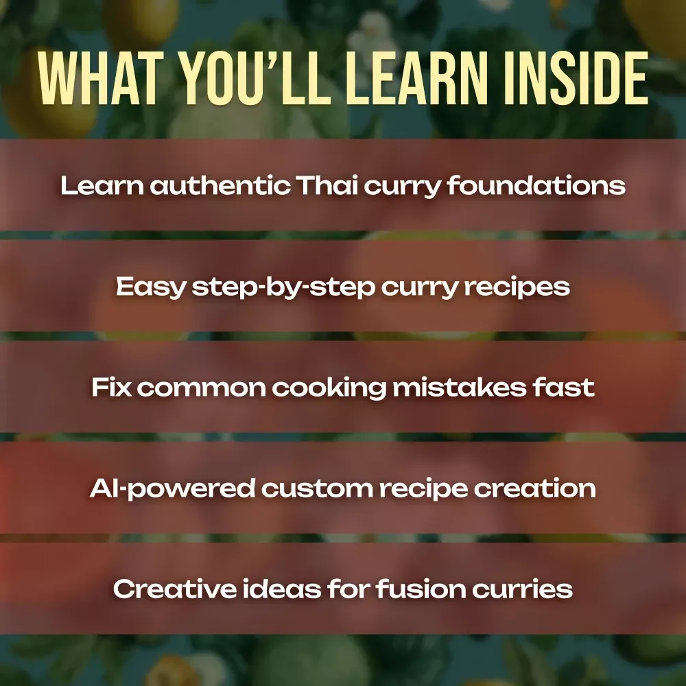 Curries of Siam: A Flavorful Journey into Thai Cuisine | Authentic Thai Food Recipes Curries eBook
