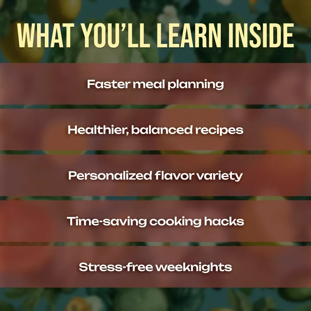 AI-Powered Weeknight Meals Made Easy | Quick & Stress-Free Dinner Guide | Digital Download for Busy Families | AI Quick Weeknight Meals