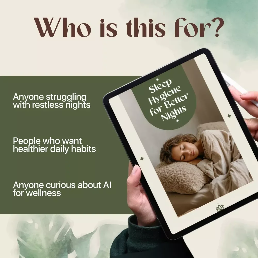 Sleep Hygiene for Better Nights | Digital Guide to Good Sleep Hygiene, Evening Rituals, AI Relaxation & Better Rest