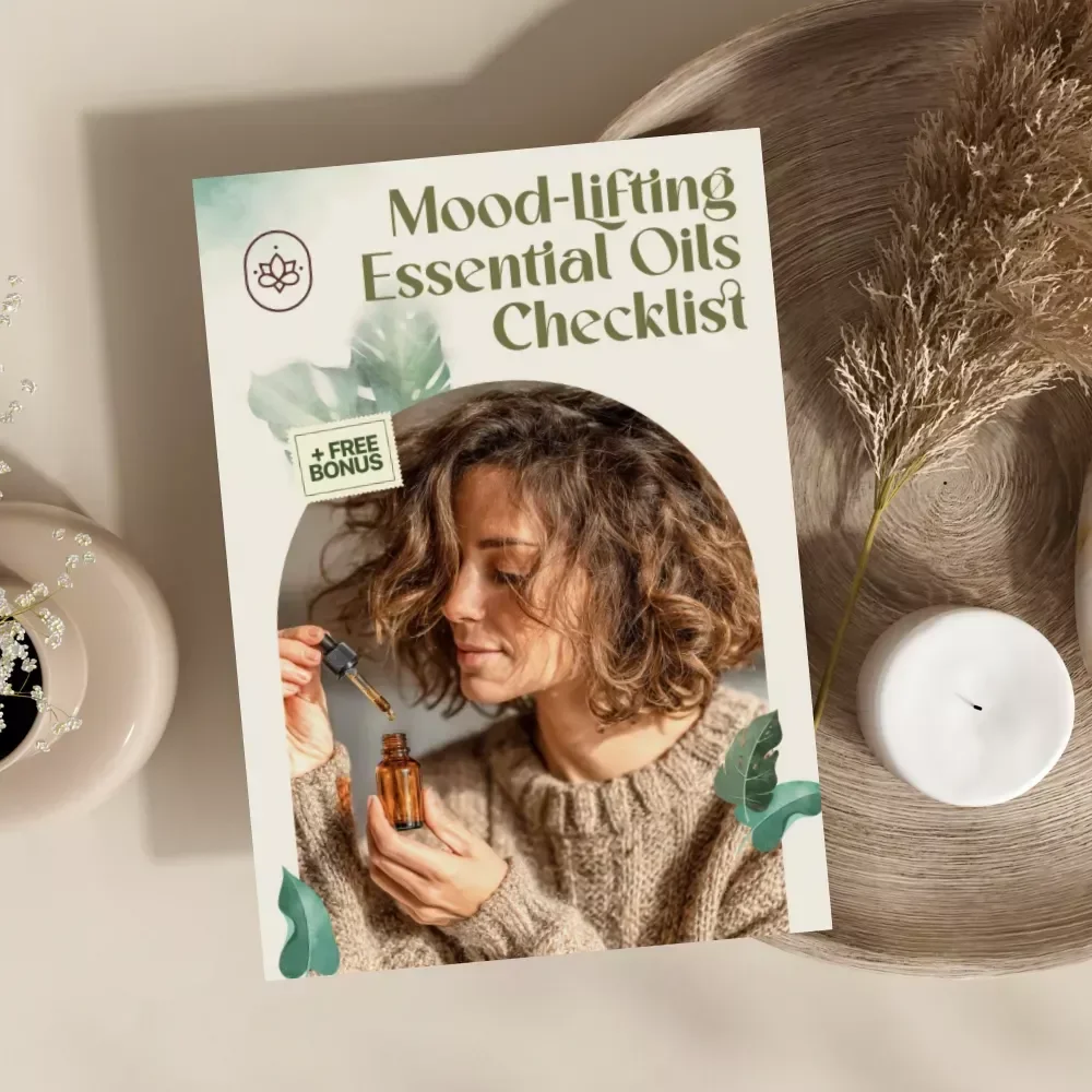 Mood-Lifting Essential Oils Checklist | Digital Download Guide, Aromatherapy eBook for Stress Relief, Anxiety, Relaxation & Positive Energy