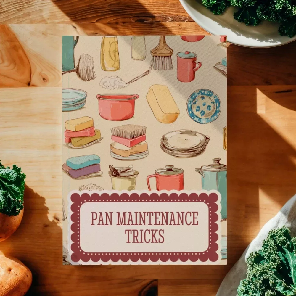 Pan Maintenance Tricks | Digital Checklist for Daily Cleaning, Heat-Smart Cooking, Non-Stick Protection, Cast Iron & Stainless Steel Care