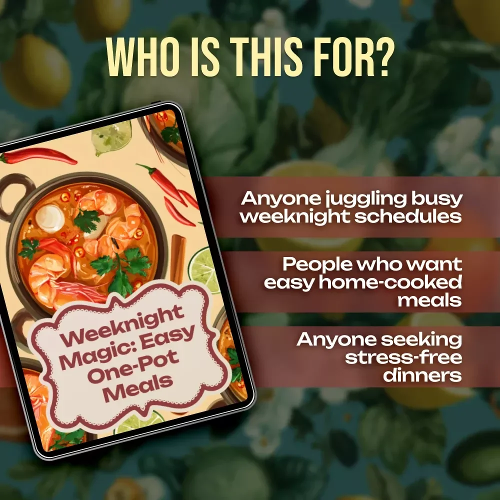 Weeknight Magic: Easy One-Pot Meals | Digital Guide for Busy Weeknights | Quick, Healthy & Family-Friendly Recipes