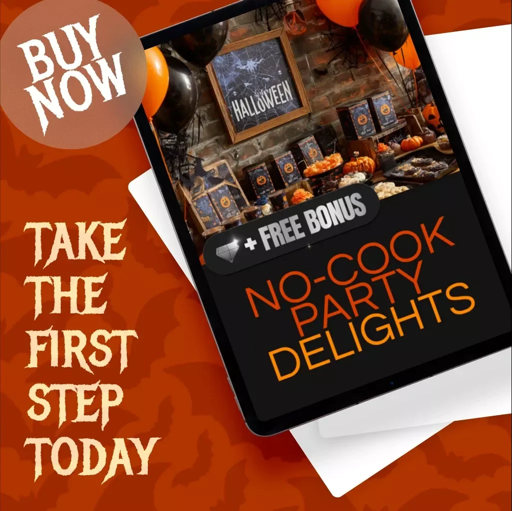 No-Cook Party Delights | Instant Download Guide for Hosting Easy No-Cook Party Ideas, Snacks, Mocktails, Charcuterie Boards & No-Bake Desserts eBook