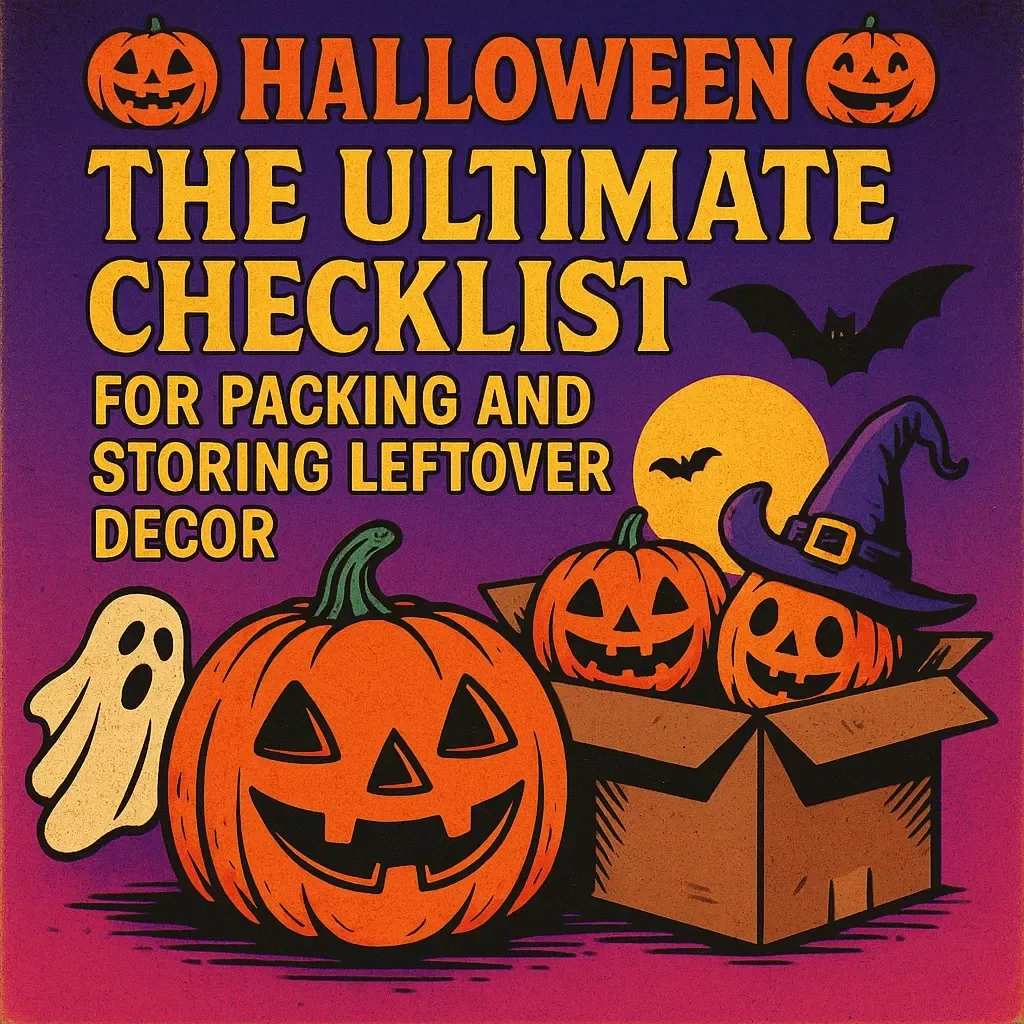 The Ultimate Checklist for Packing and Storing Leftover Decor | Digital Download Guide for Organizing, Packing, and Storing Seasonal and Event Decorations