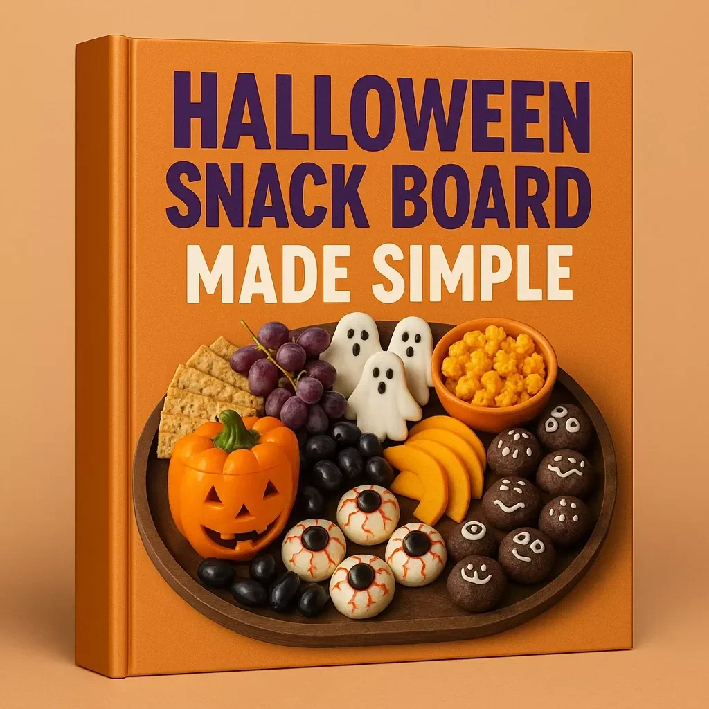 Halloween Snack Board Made Simple | Digital Download Guide for Easy Spooky Snack Ideas, DIY Charcuterie, eBook & Checklist for Entertaining