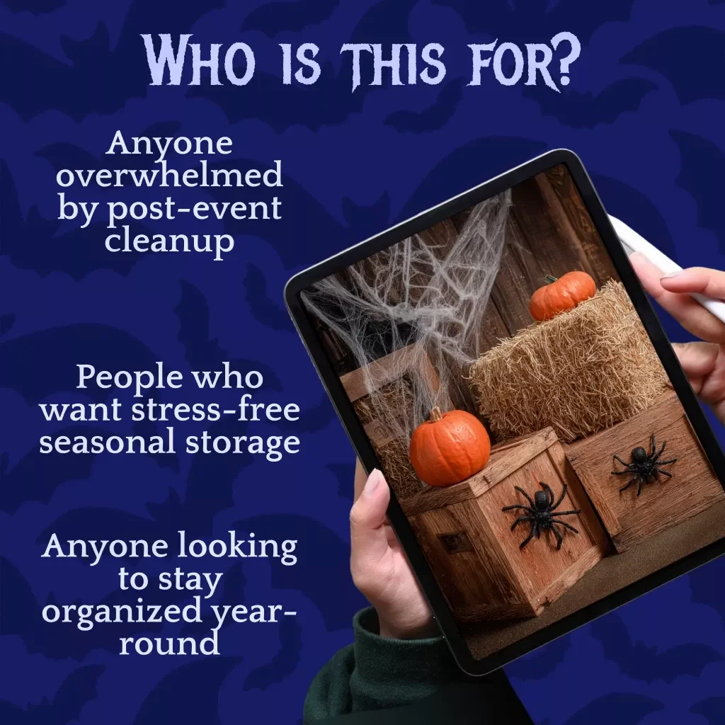 The Ultimate Checklist for Packing and Storing Leftover Decor | Digital Download Guide for Organizing, Packing, and Storing Seasonal and Event Decorations