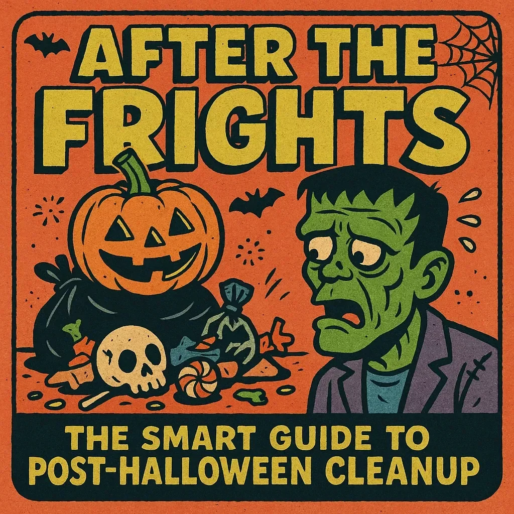 After the Frights: The Smart Guide to Post-Halloween Cleanup | Digital Download eBook & Printable Checklist for Stress-Free Seasonal Organization