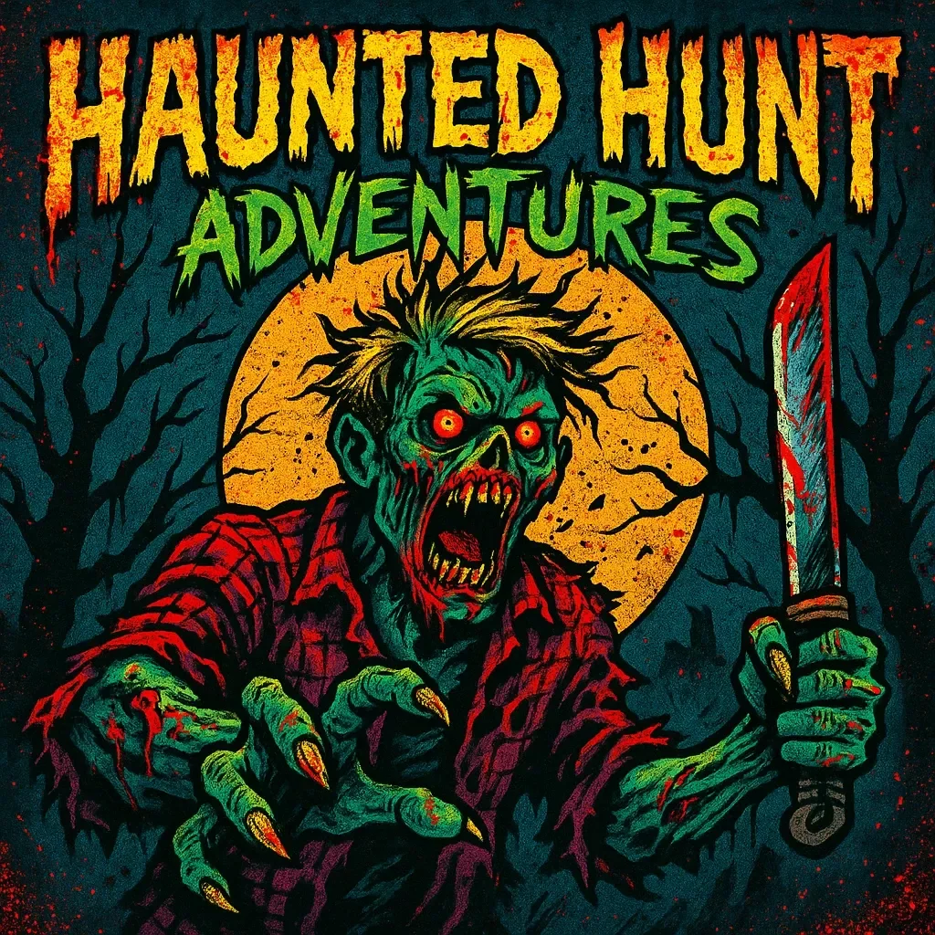 Haunted Hunt Adventures | Halloween Scavenger Hunt for Adults | Digital Guide for Spooky Party Games & Themed Events