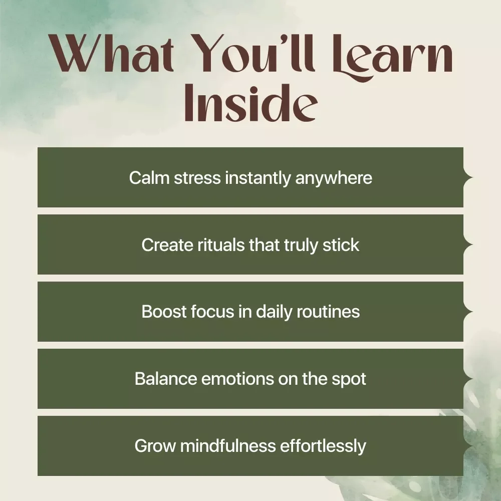 Mastering Micro Meditation for Everyday Peace | Digital Guide with Micro Meditation Exercises for Stress Relief, Mindfulness & Emotional Balance