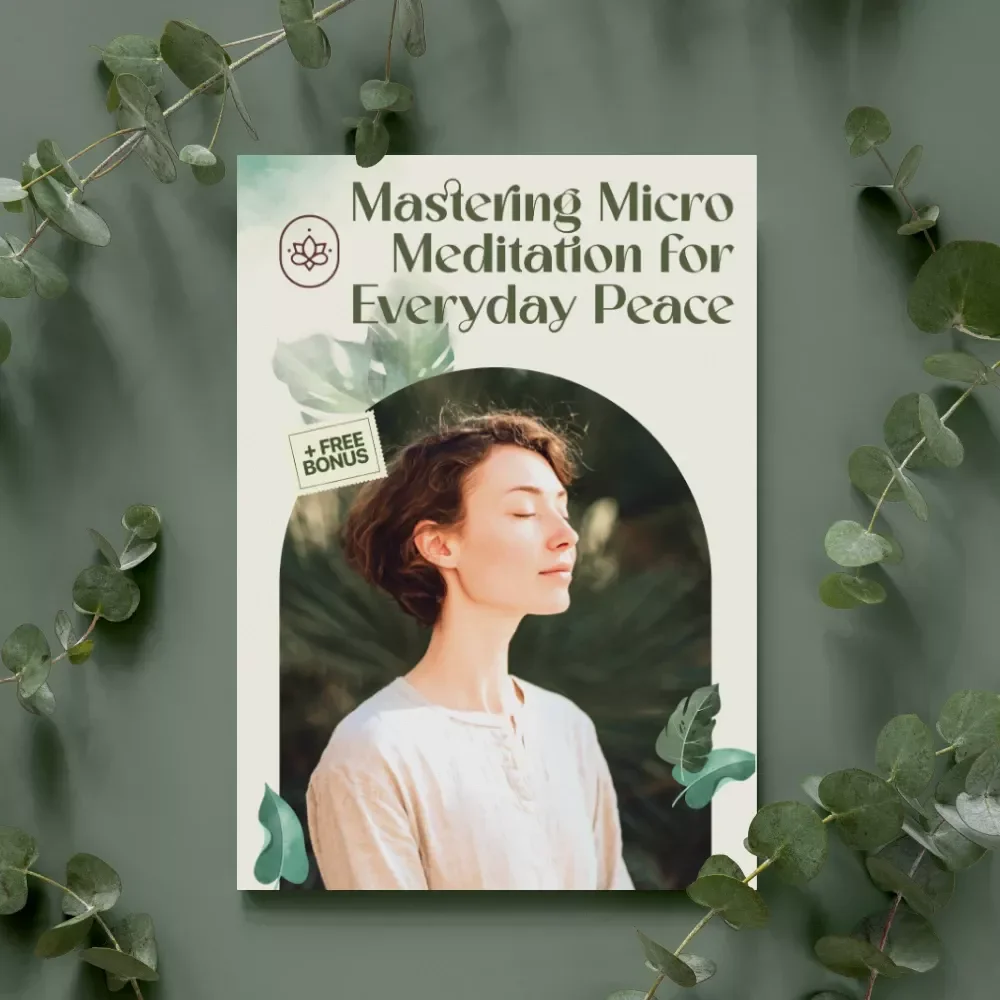 Mastering Micro Meditation for Everyday Peace | Digital Guide with Micro Meditation Exercises for Stress Relief, Mindfulness & Emotional Balance