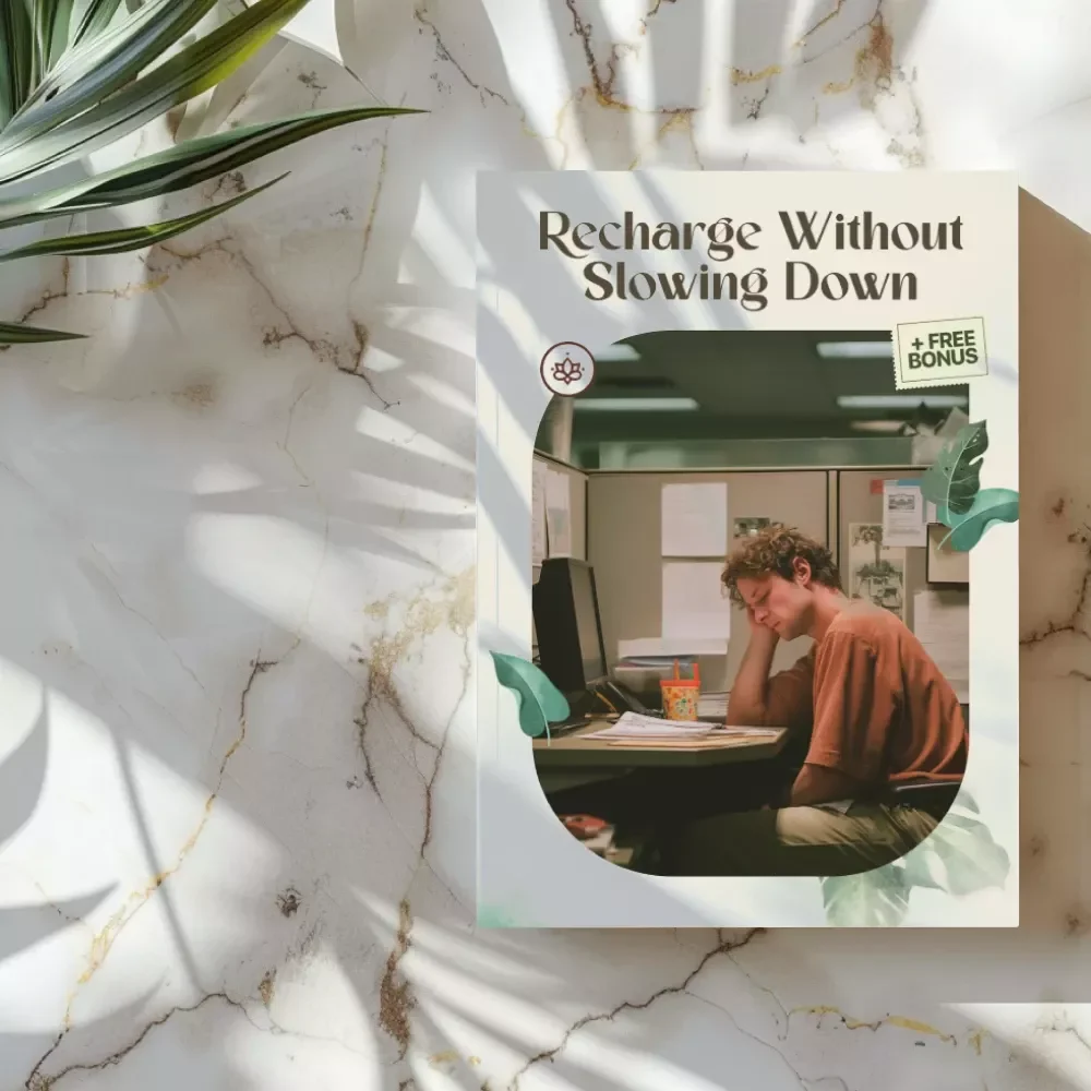 Recharge Without Slowing Down | eBook Guide on Rest Strategies for Busy Schedules, Digital Download for Productivity & Wellness