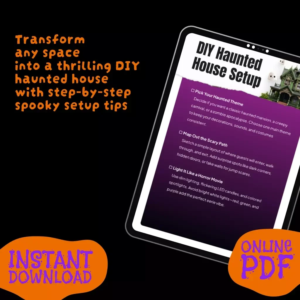 DIY Haunted House Setup Checklist | Step-by-Step Halloween Guide for Scary Home Transformations
