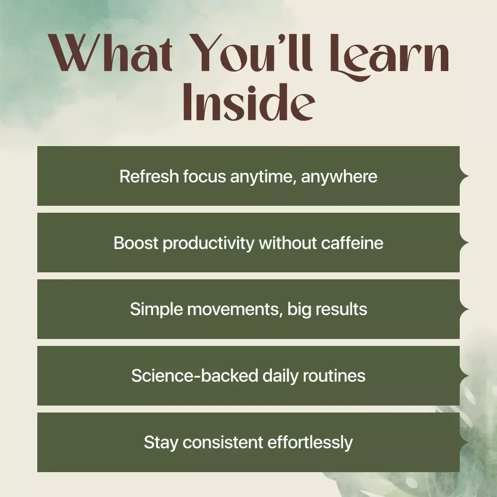 How Small Moves Spark Big Productivity | Digital Guide for Focus, Movement Breaks & Productivity Boost