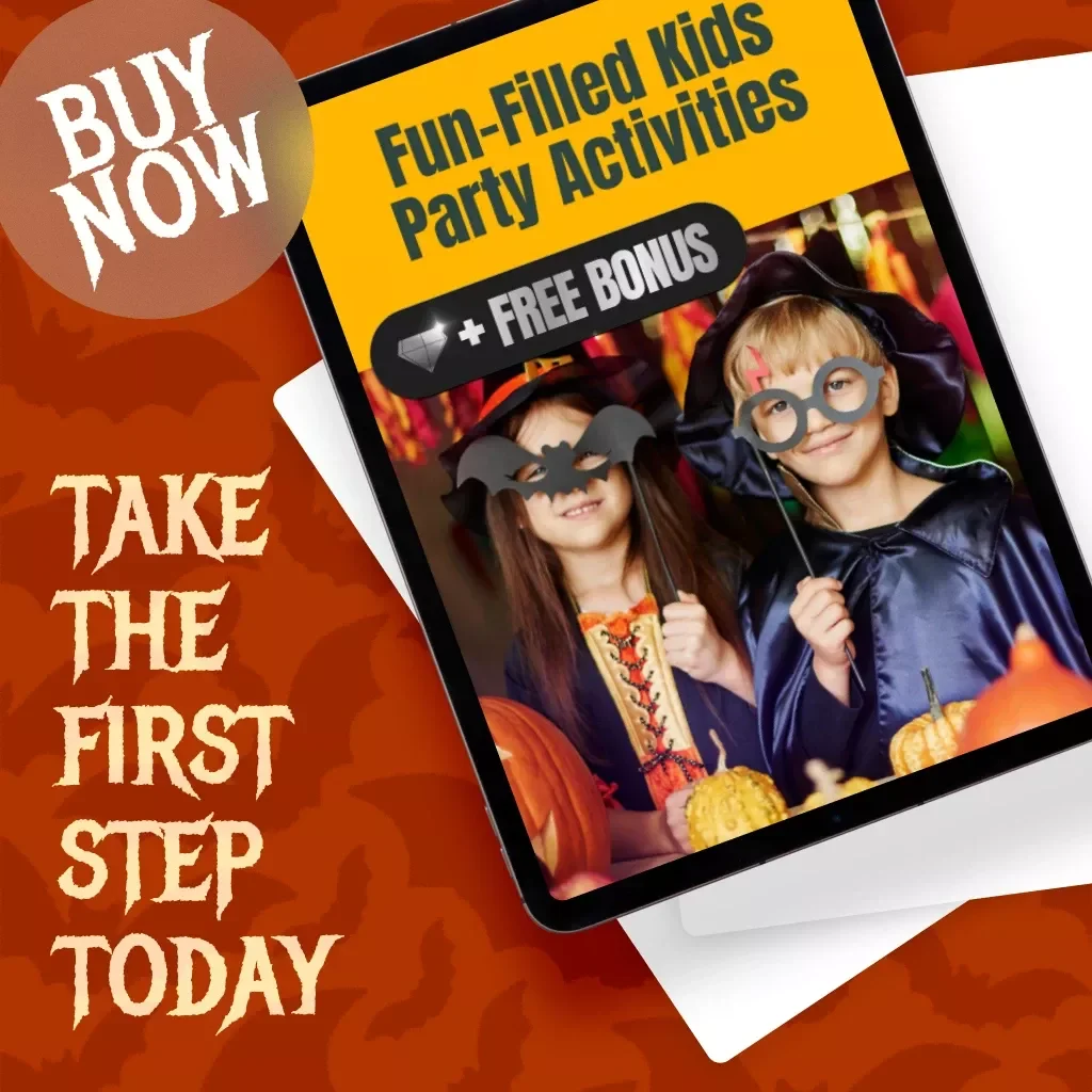 Fun-Filled Kids Party Activities Guide | Kid-Friendly Party Activities | Indoor & Outdoor Games, DIY Crafts, AI Party Planning Ideas | Digital Download PDF
