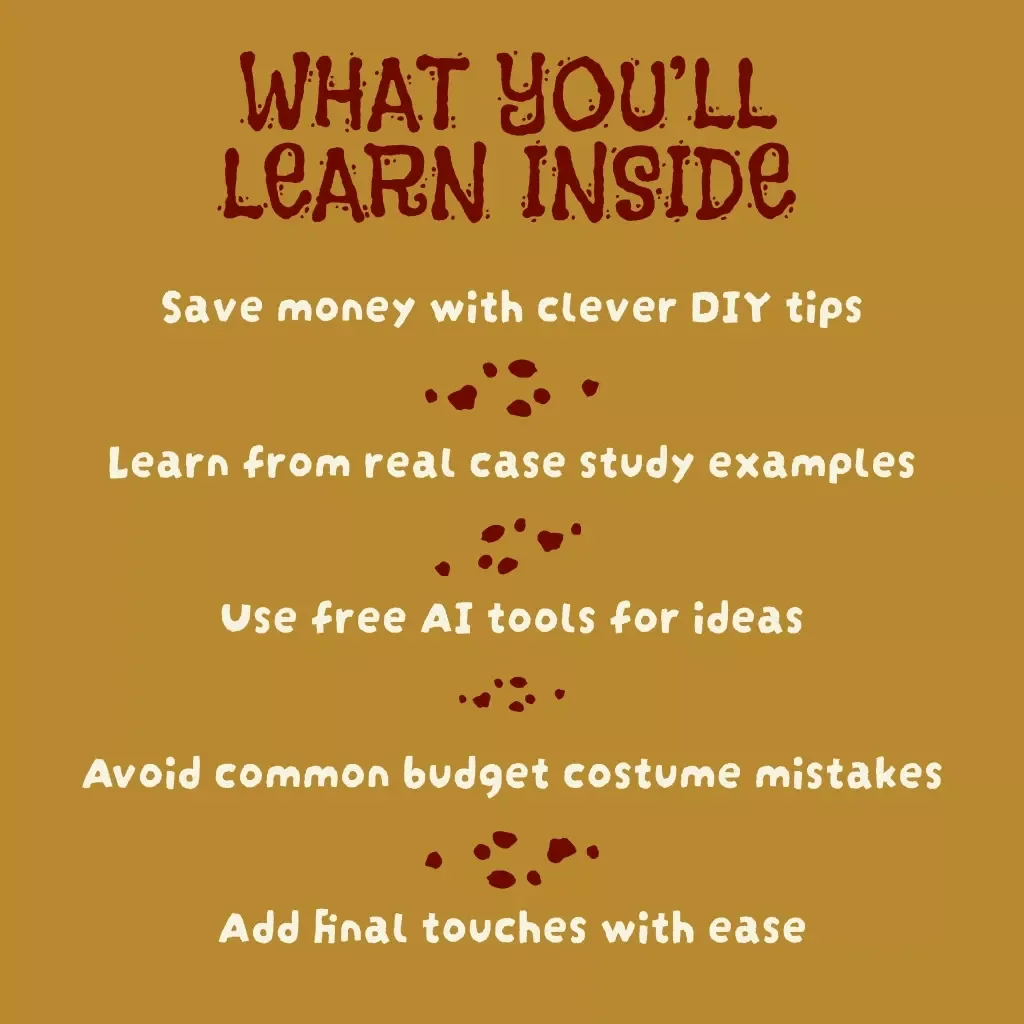 Budget-Friendly Costume Hacks That Look Amazing | Digital Guide for DIY Halloween & Party Looks