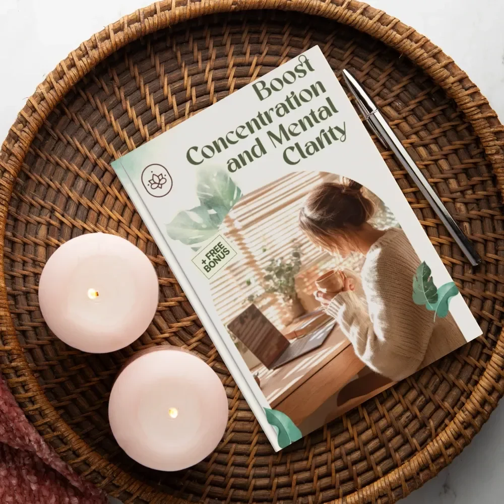 Boost Concentration and Mental Clarity | Focus Guide, Productivity eBook, Brain-Boosting Checklist, Digital Download