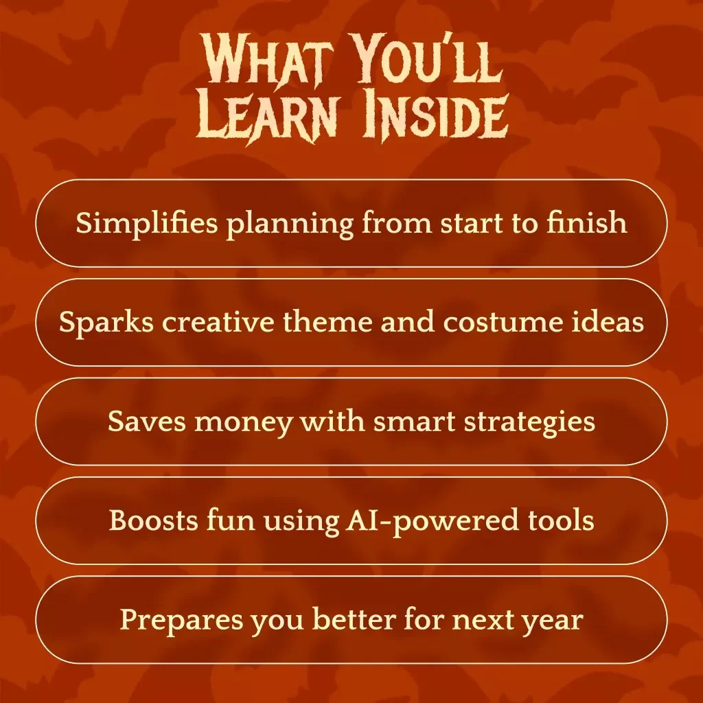 The Ultimate Yearly Halloween Planning Guide | Digital Download | Halloween Party Planner, Costume Ideas, Decorations & Budgeting Organizer