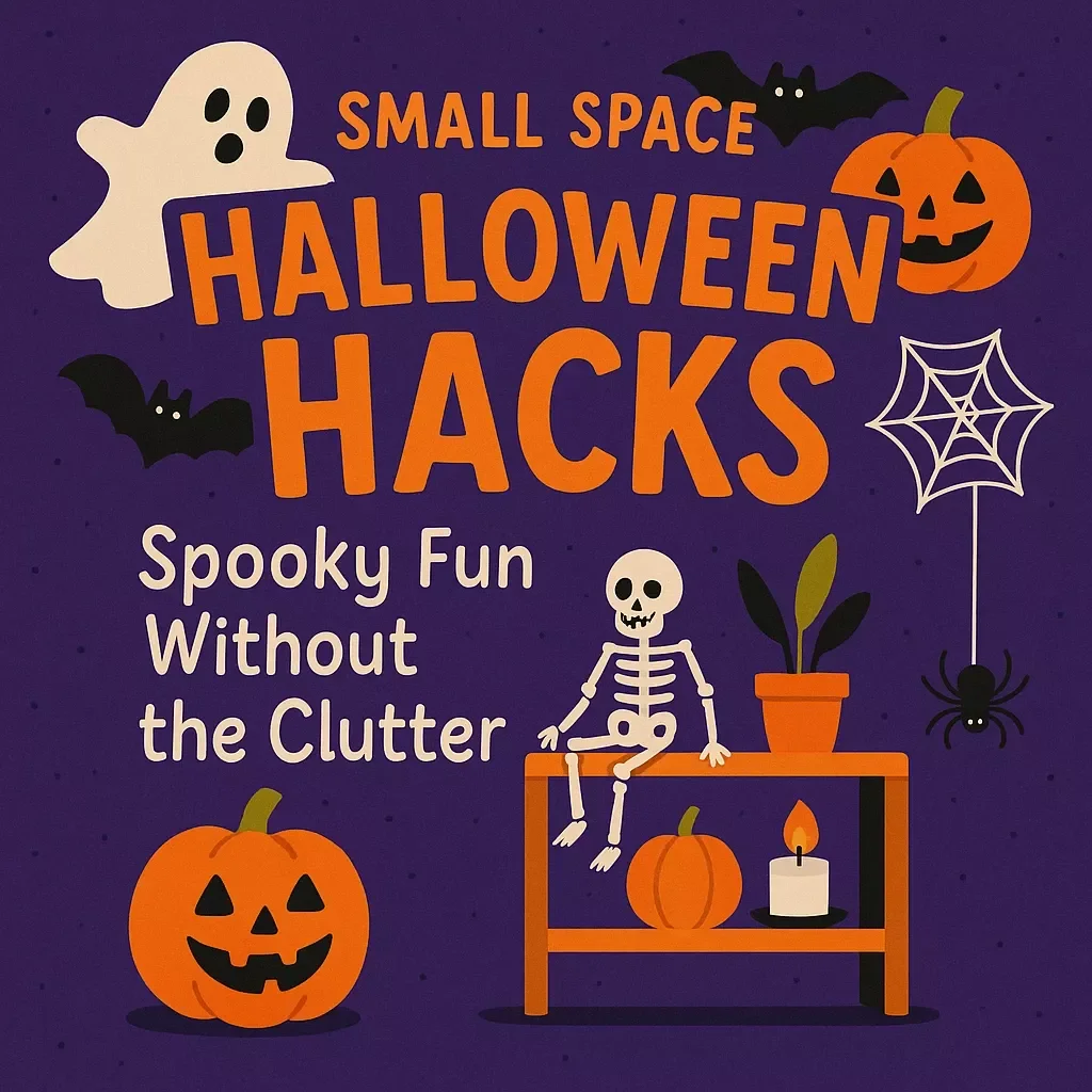 Small Space Halloween Hacks: Spooky Fun Without the Clutter | Printable Checklist for Easy & Stylish Small-Space Decorating