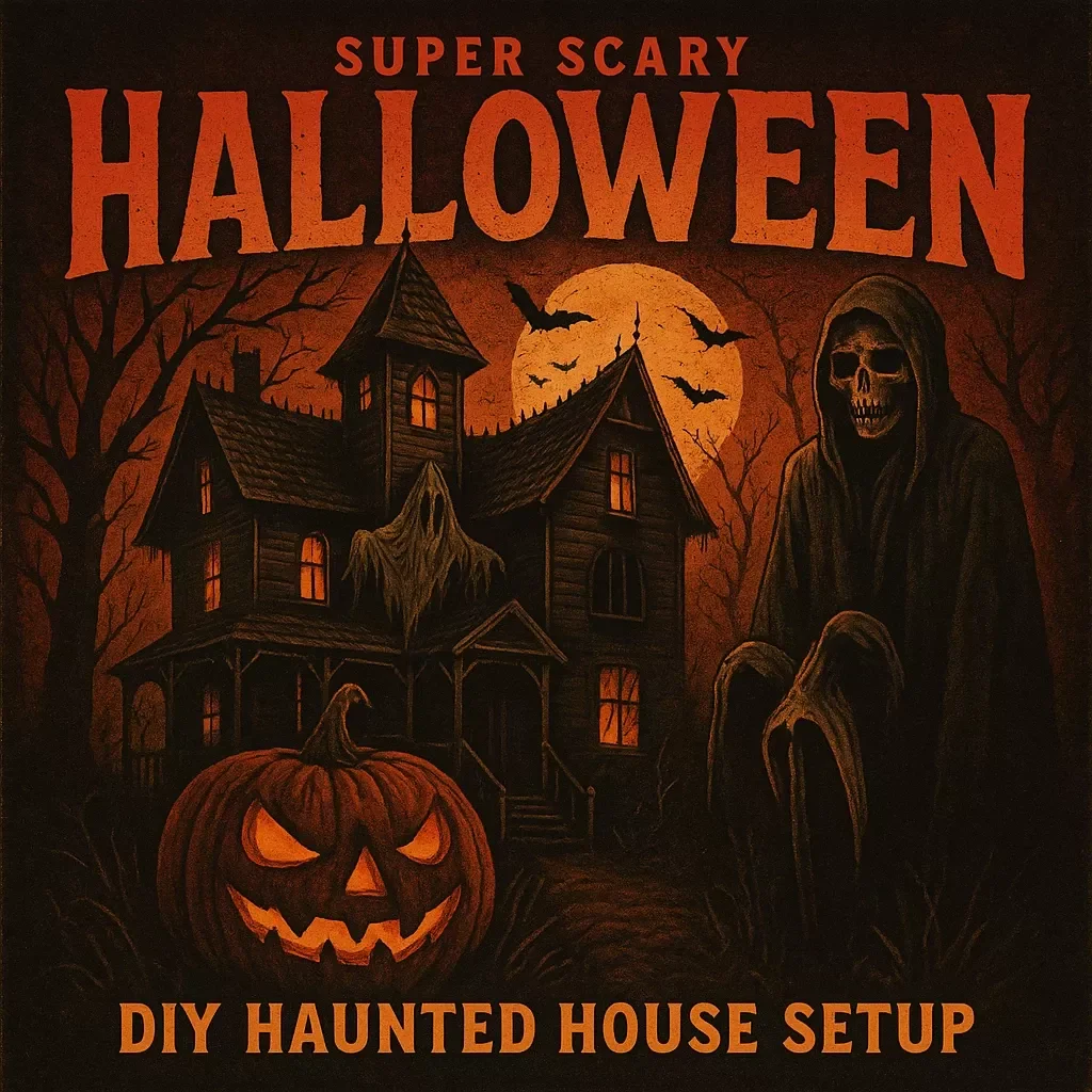 DIY Haunted House Setup Checklist | Step-by-Step Halloween Guide for Scary Home Transformations