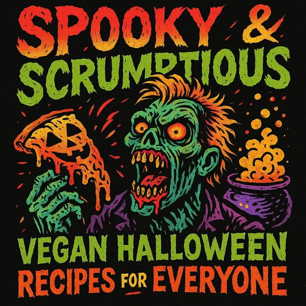 Spooky & Scrumptious: Vegan Halloween Recipes for Everyone | Digital Download eBook of Vegan Halloween Recipes, Snacks, Meals, and Desserts