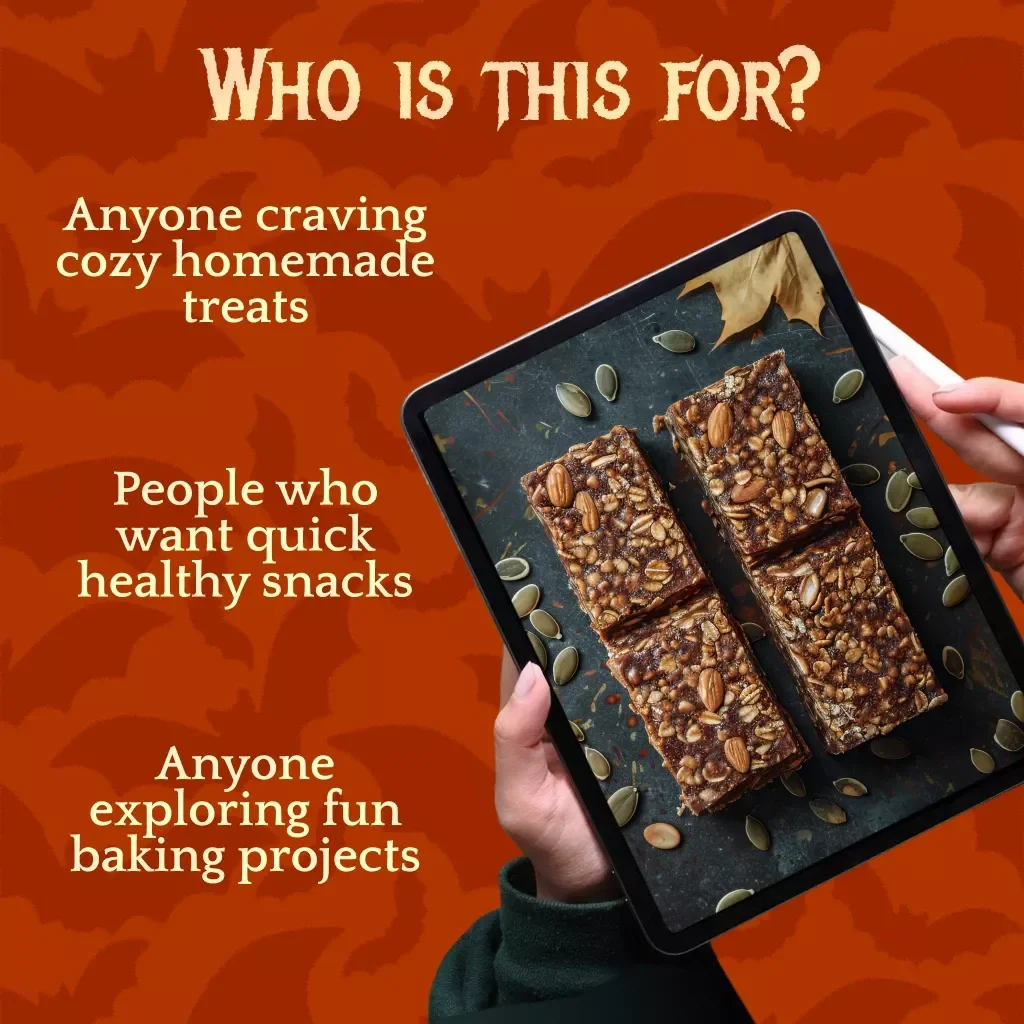 Bake the Cozy Way with Pumpkin Oatmeal Bars | Fall Dessert Guide, Easy Homemade Snack eBook, Step-by-Step Digital Download
