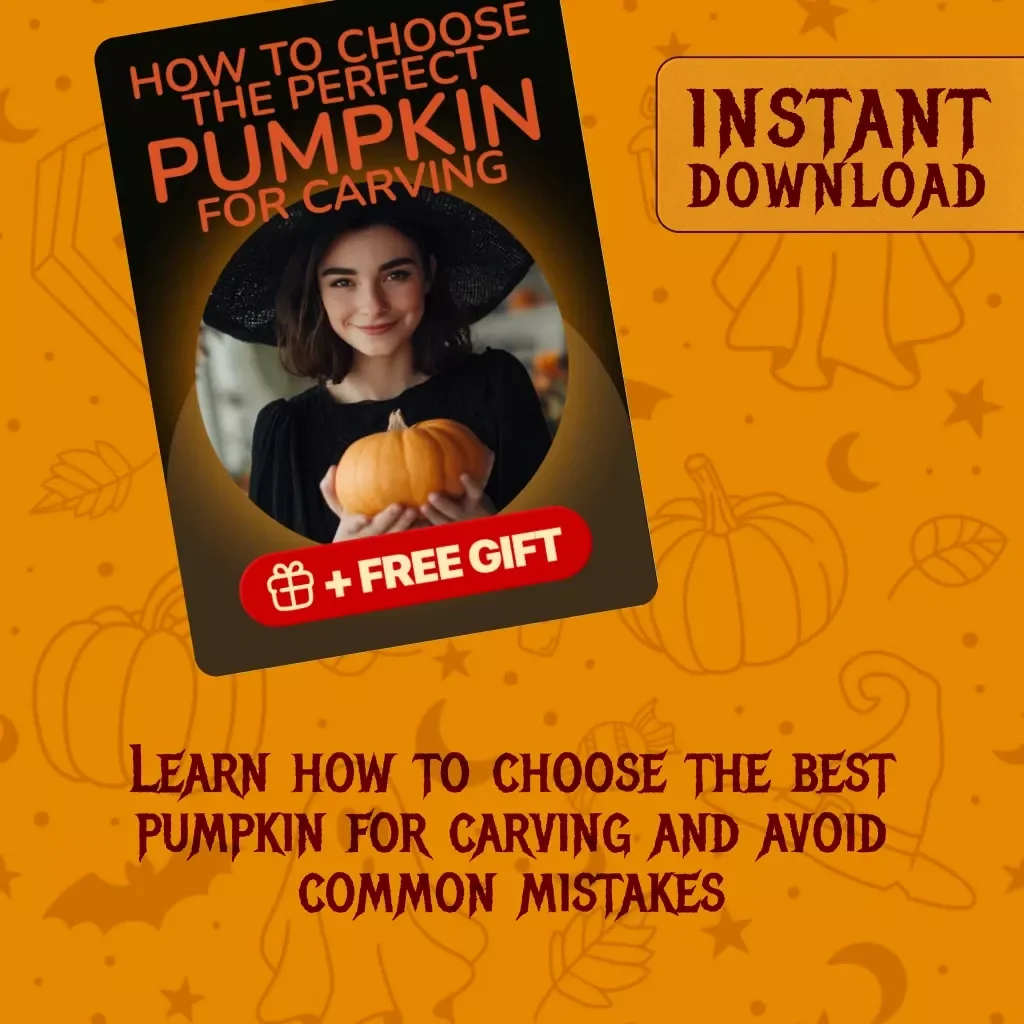 How to Choose the Perfect Pumpkin for Carving 🎃 | Printable Digital Guide | Easy Halloween Carving Tips & Pumpkin Selection eBook | How to Choose a Pumpkin to Carve