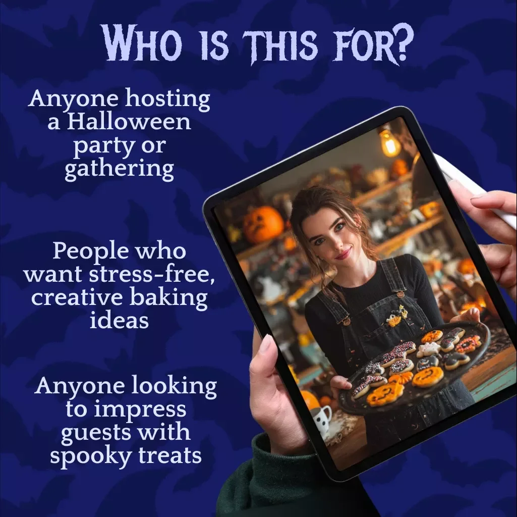 Halloween Cupcake Decorating Checklist | Printable Digital Download | Spooky Cupcake Ideas, eBook & Baking Guide for Halloween Party Treats