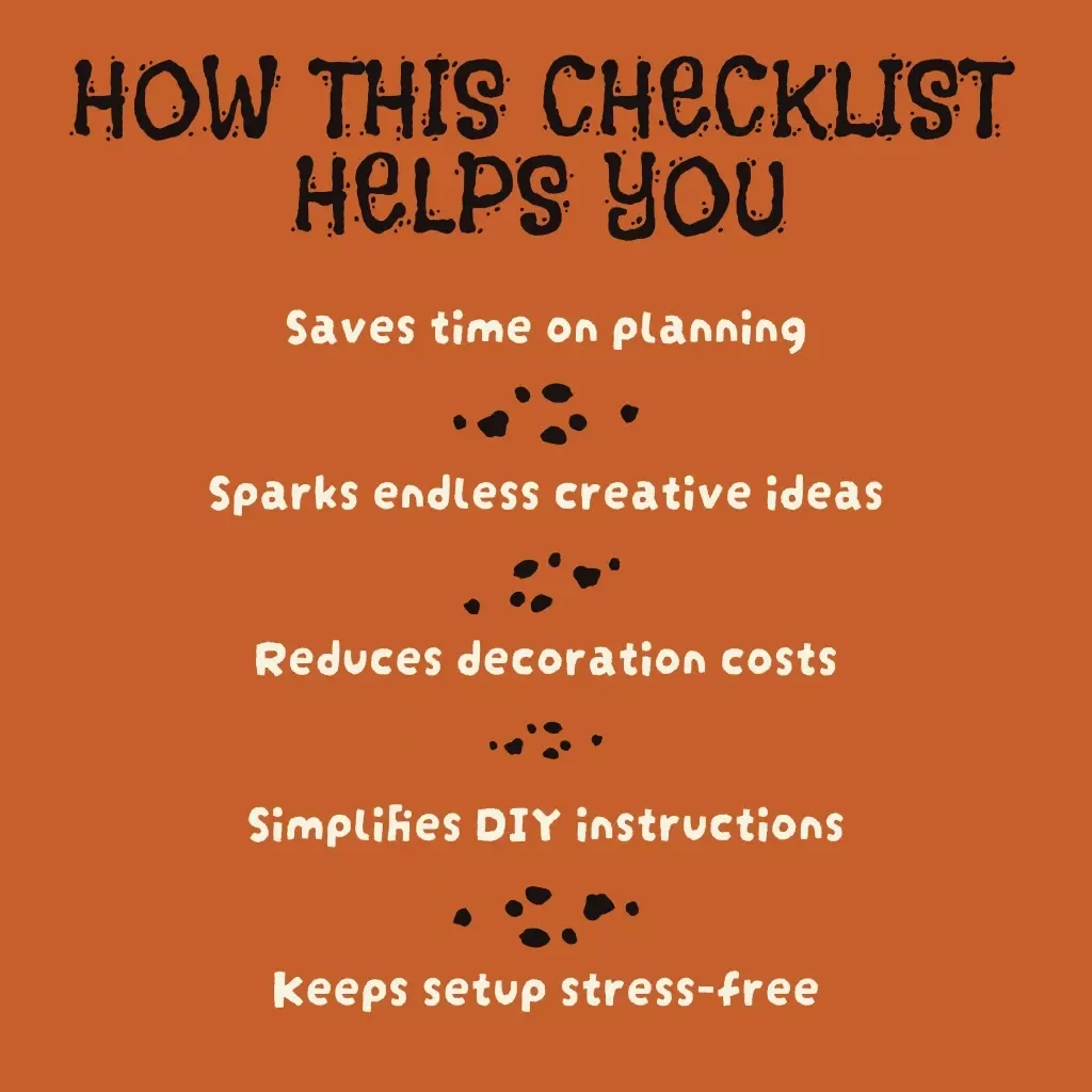 AI Halloween Decor Generator Checklist for Spooky and Stylish Spaces | Digital Download | DIY Halloween Decoration Planner
