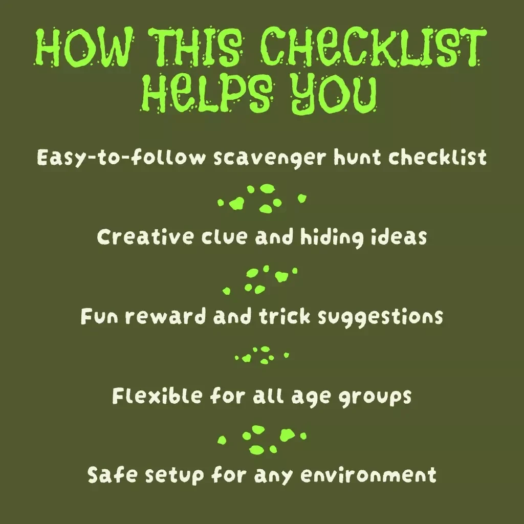 Spooky Scavenger Hunt Tips: The Ultimate Halloween Checklist | Fun Party Game Ideas for Kids, Teens & Adults | Printable Halloween Checklist with Scary Clues, Decoration Tips & Spooky Rewards